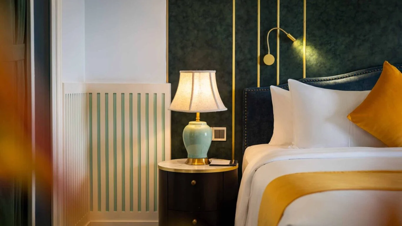 Premier suite Bedroom at Bel Marina Hotel in Hoi An